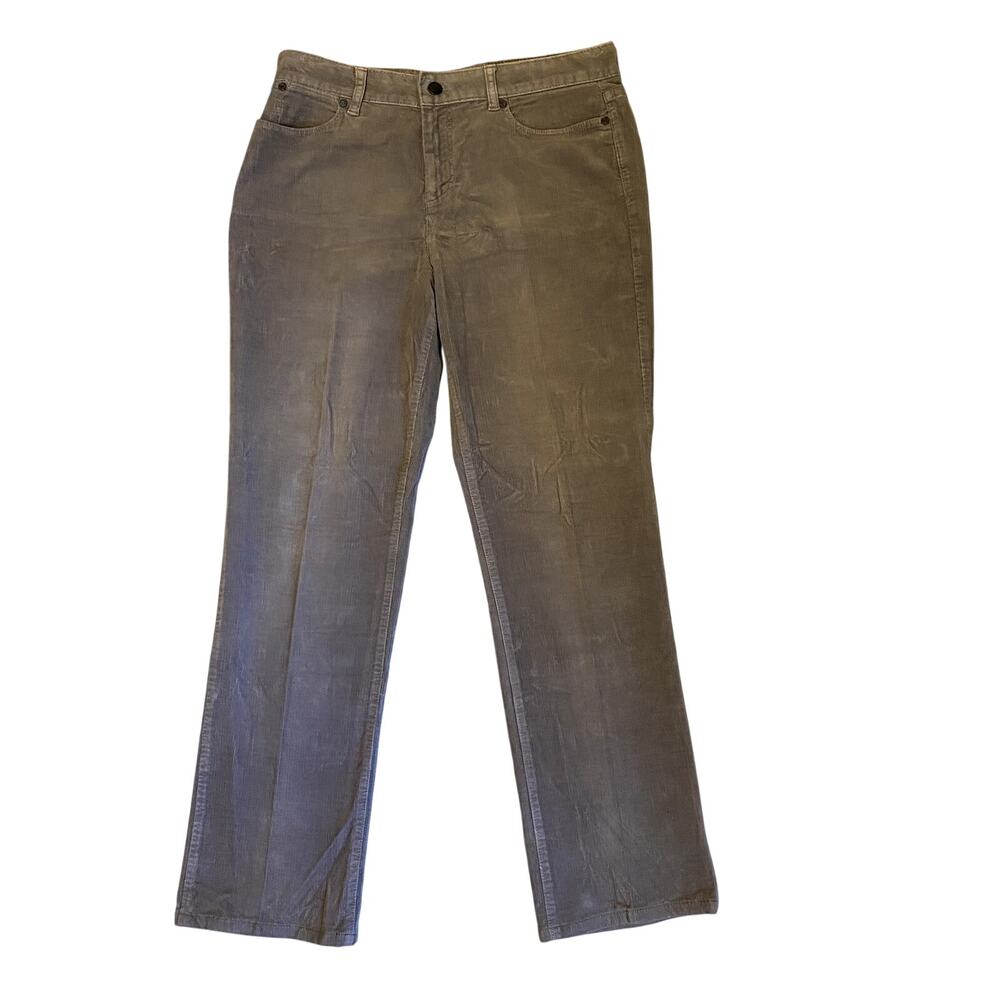 Talbots Heritage Collection Women's Size 10 Taupe Grey Corduroy Pants